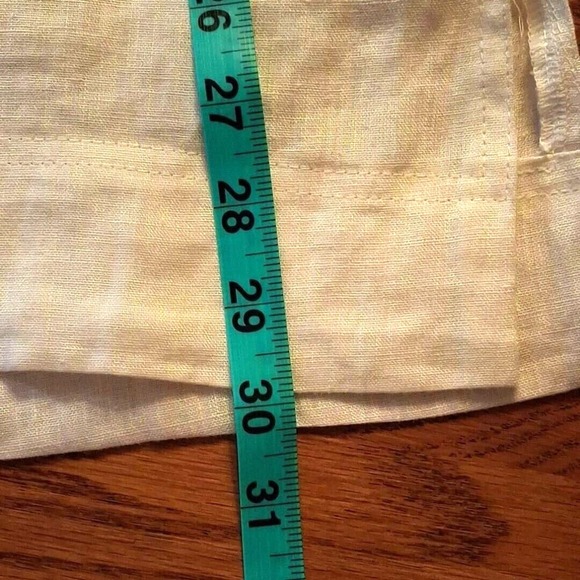 iLinen Tunic Beige Shirt Size S Boho Casual - Picture 8 of 9